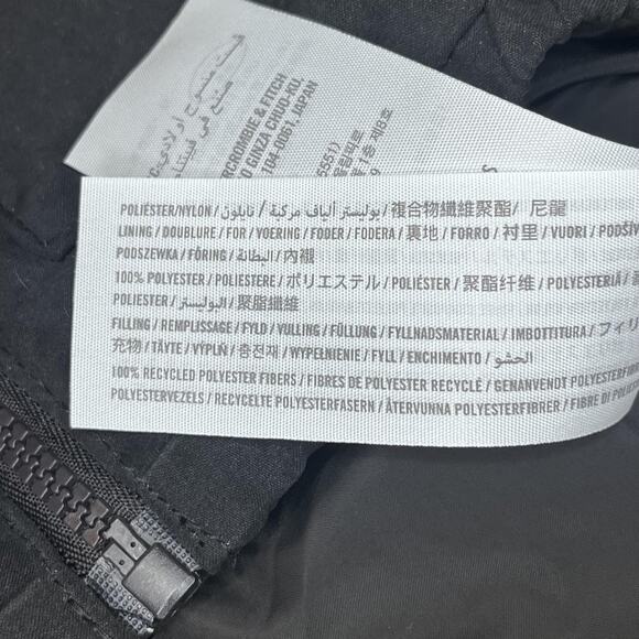 Abercrombie Kids Full Zip Vest Boys 7/8 Puffer‎ Wind Water Resistant Preppy Y2K - Picture 9 of 11